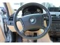 Sand Beige Steering Wheel Photo for 2006 BMW X3 #62050350
