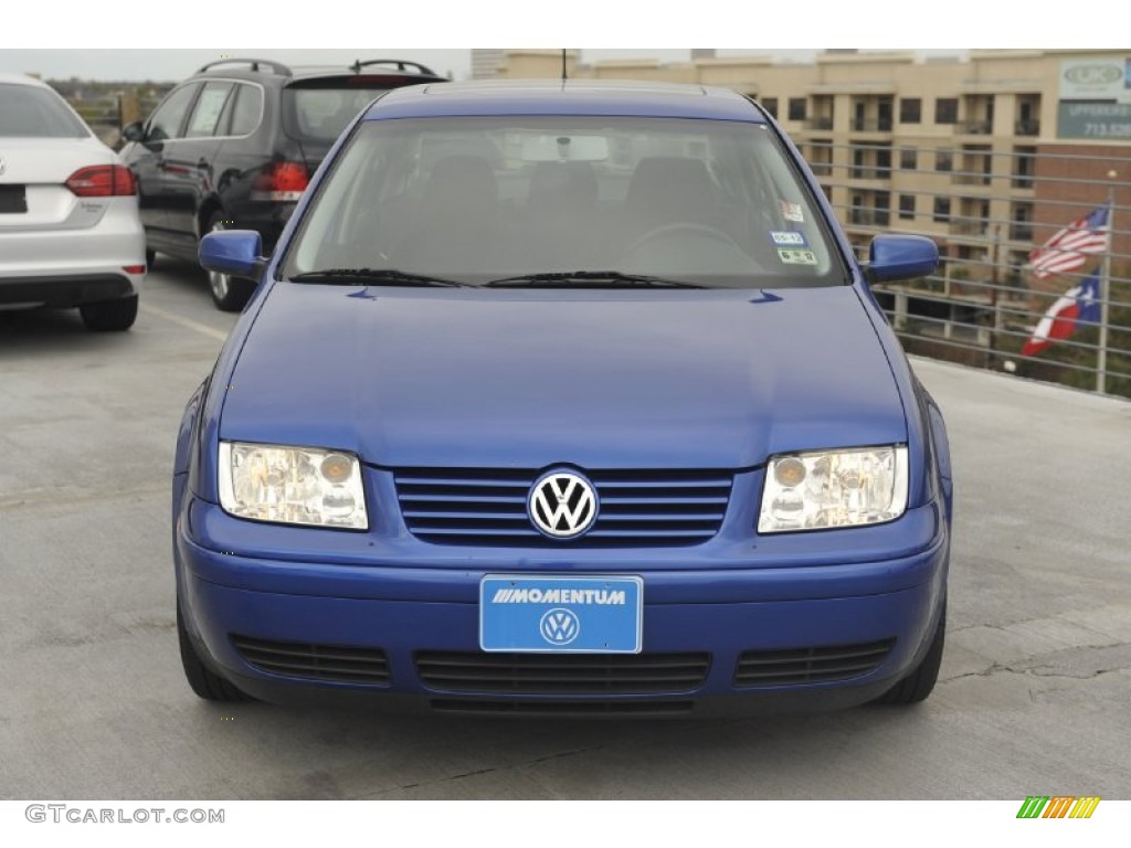 2001 Jetta GLS Sedan - Blue Lagoon Metallic / Black photo #2