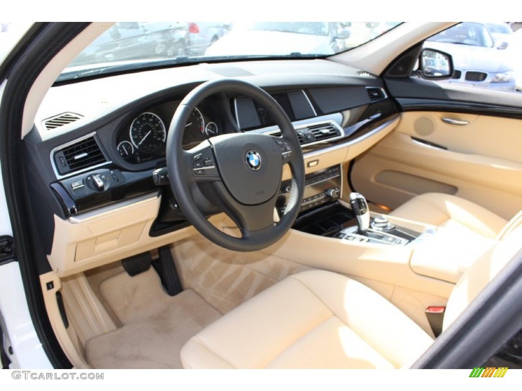 Venetian Beige Interior 2011 BMW 5 Series 535i Gran Turismo Photo #62050928