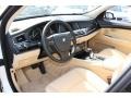 Venetian Beige Prime Interior Photo for 2011 BMW 5 Series #62050928