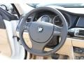 Venetian Beige Steering Wheel Photo for 2011 BMW 5 Series #62050965
