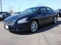 2009 Navy Blue Metallic Nissan Maxima 3.5 SV Premium  photo #8