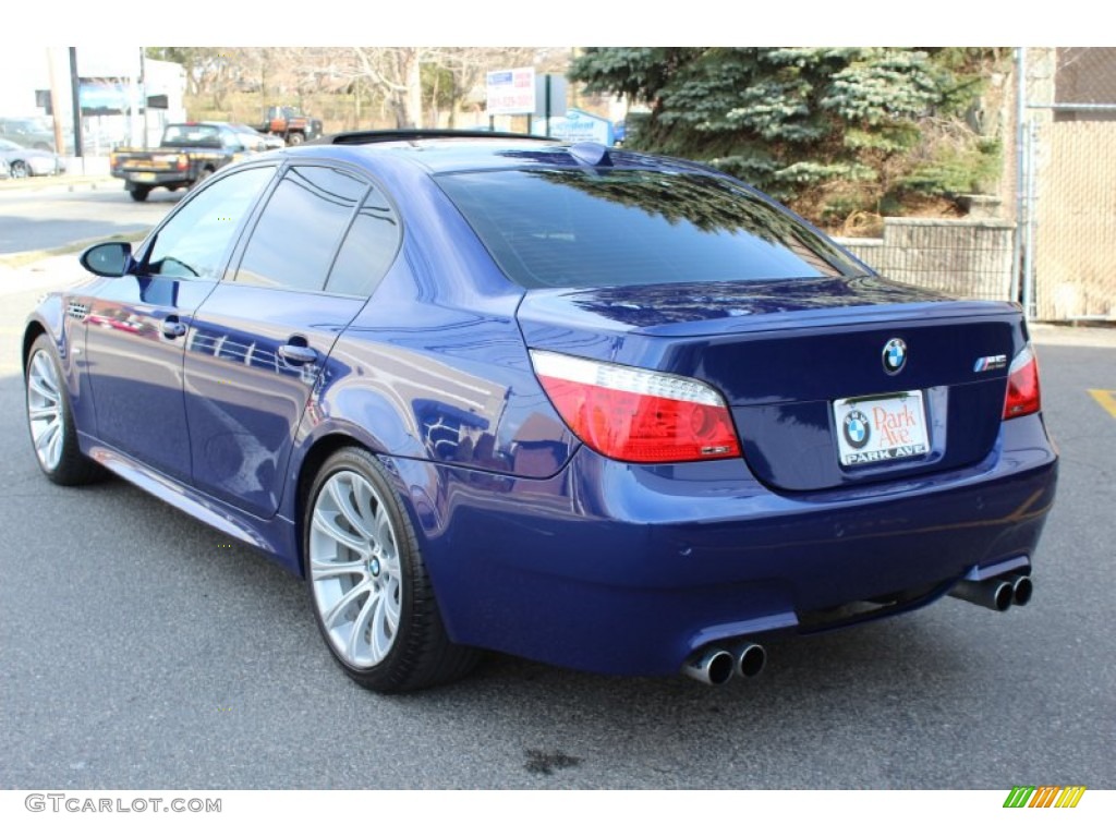 2008 M5 Sedan - Interlagos Blue Metallic / Black photo #7
