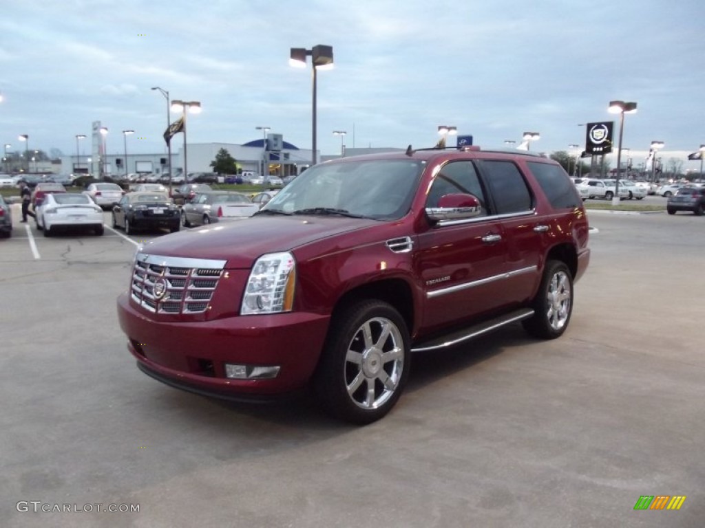 2012 Escalade Luxury - Crystal Red Tintcoat / Cashmere/Cocoa photo #1