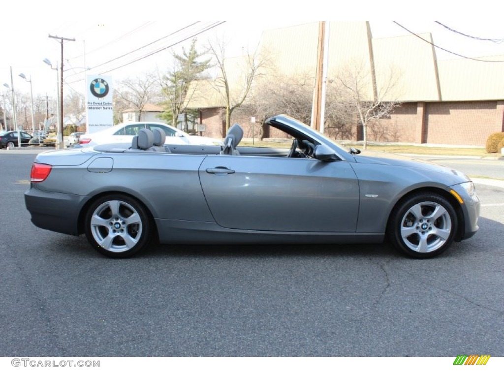 2007 3 Series 328i Convertible - Space Gray Metallic / Grey photo #4