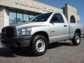 2008 Bright Silver Metallic Dodge Ram 1500 ST Regular Cab  photo #2