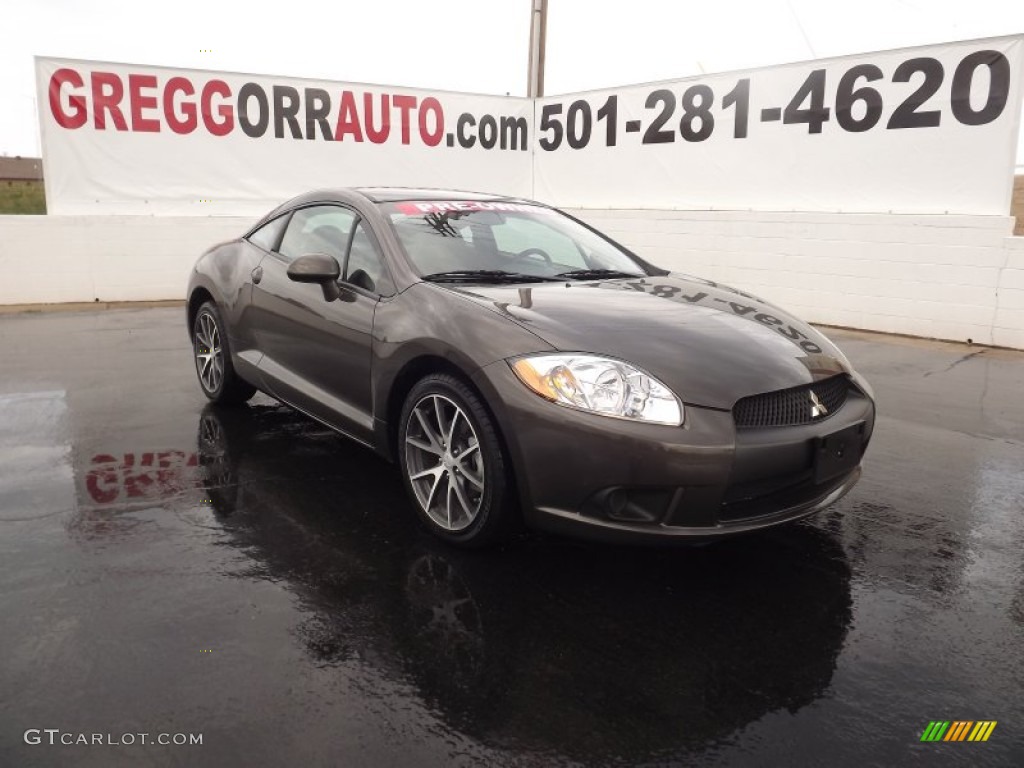 2012 Eclipse GS Coupe - Carbon Pearl / Dark Charcoal photo #1