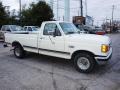 1991 Colonial White Ford F150 XLT Regular Cab  photo #1