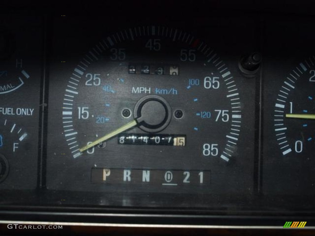 1991 F150 XLT Regular Cab - Colonial White / Dark Charcoal photo #5