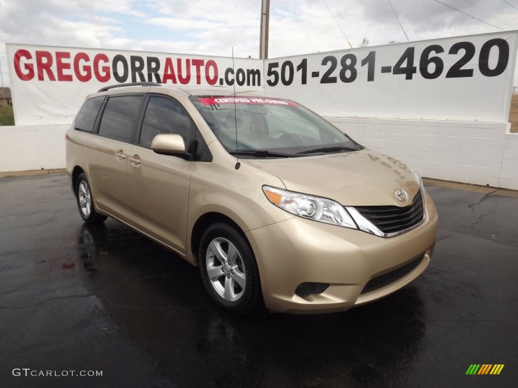 Sandy Beach Metallic Toyota Sienna