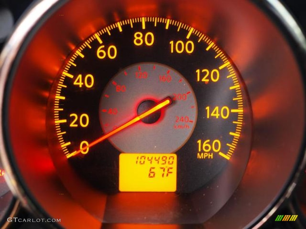 2005 Altima 3.5 SE-R - Code Red / Charcoal photo #6