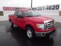 2011 Vermillion Red Ford F150 XLT SuperCab  photo #1