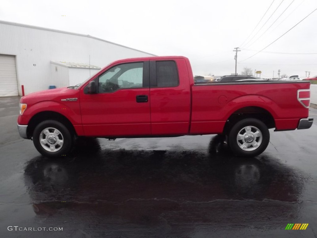Vermillion Red 2011 Ford F150 XLT SuperCab Exterior Photo #62057136