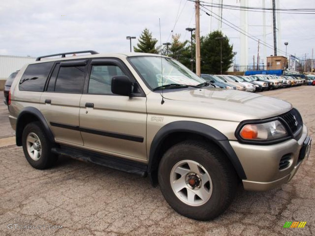 2002 Montero Sport ES - Sudan Beige Metallic / Tan photo #2