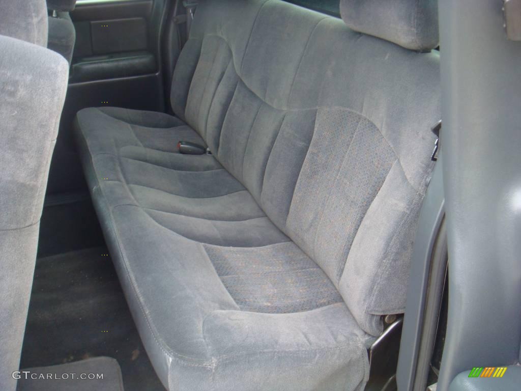 2000 Silverado 1500 LS Extended Cab - Onyx Black / Medium Gray photo #8