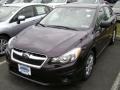 2012 Deep Cherry Red Pearl Subaru Impreza 2.0i 5 Door  photo #1