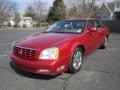 2004 Crimson Red Pearl Cadillac DeVille DTS  photo #2