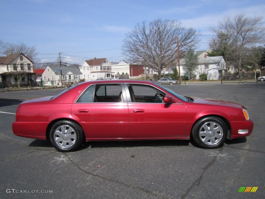 2004 DeVille DTS - Crimson Red Pearl / Shale photo #9