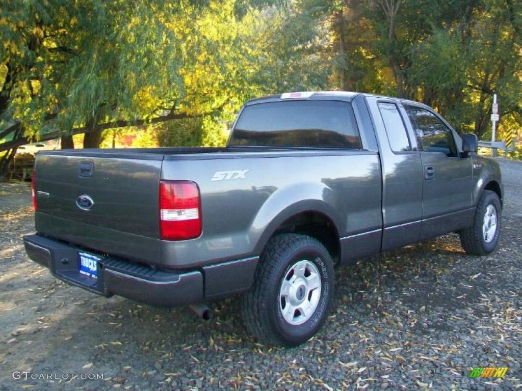 2004 F150 STX SuperCab - Dark Shadow Grey Metallic / Medium/Dark Flint photo #2