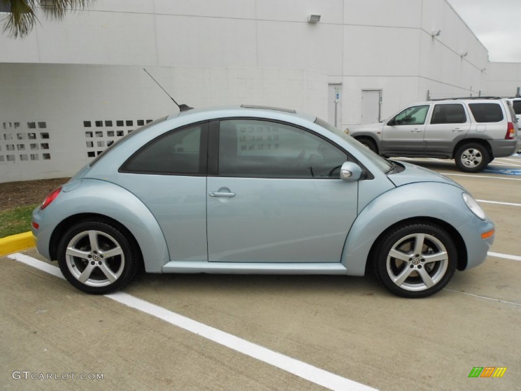 2009 New Beetle 2.5 Coupe - Heaven Blue Metallic / Black photo #8
