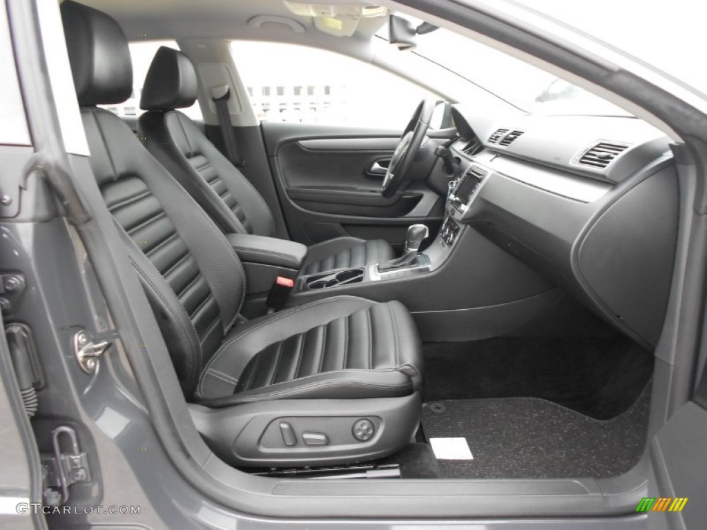 Black Interior 2012 Volkswagen CC Sport Photo #62060178