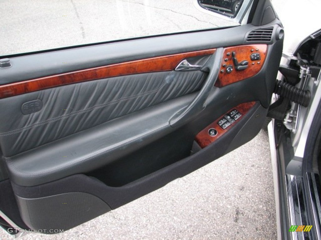 2005 Mercedes-Benz CL 600 Charcoal Door Panel Photo #62060202
