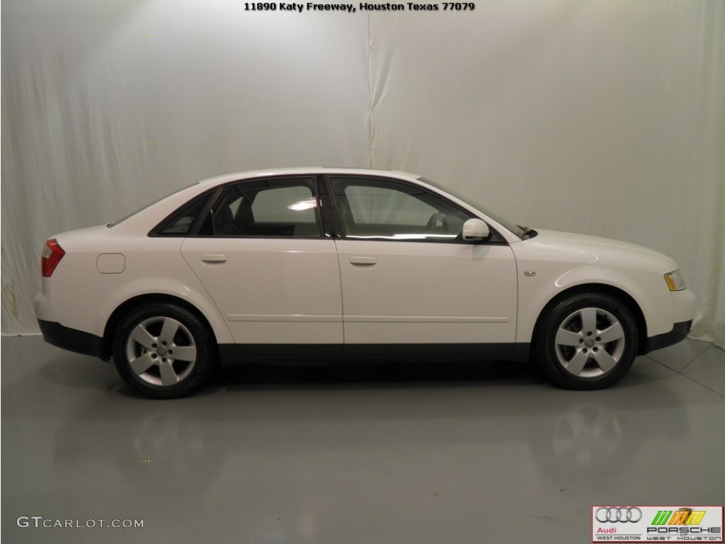 2003 A4 1.8T quattro Sedan - Polar White / Platinum photo #6