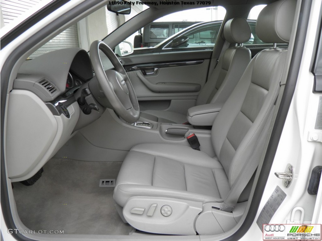 2003 A4 1.8T quattro Sedan - Polar White / Platinum photo #7