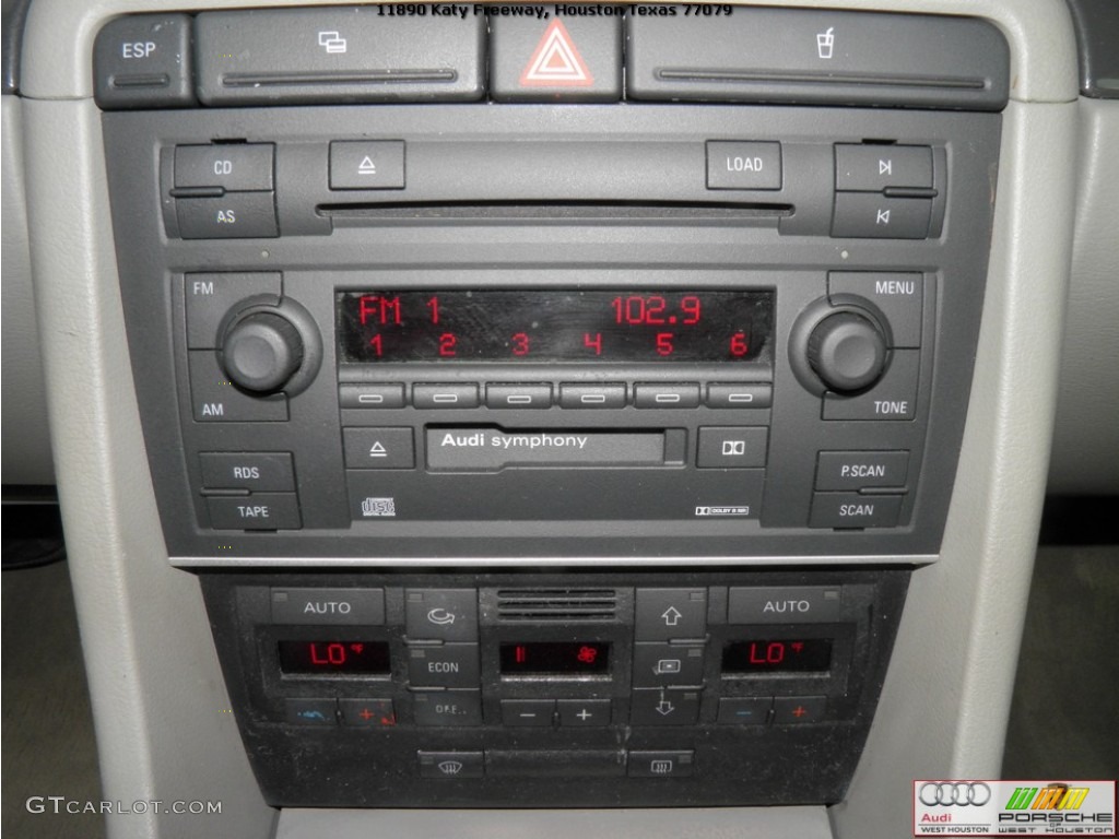 2003 A4 1.8T quattro Sedan - Polar White / Platinum photo #10