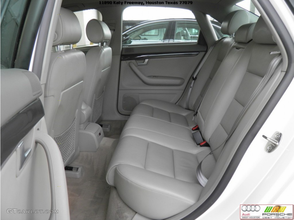 2003 A4 1.8T quattro Sedan - Polar White / Platinum photo #13