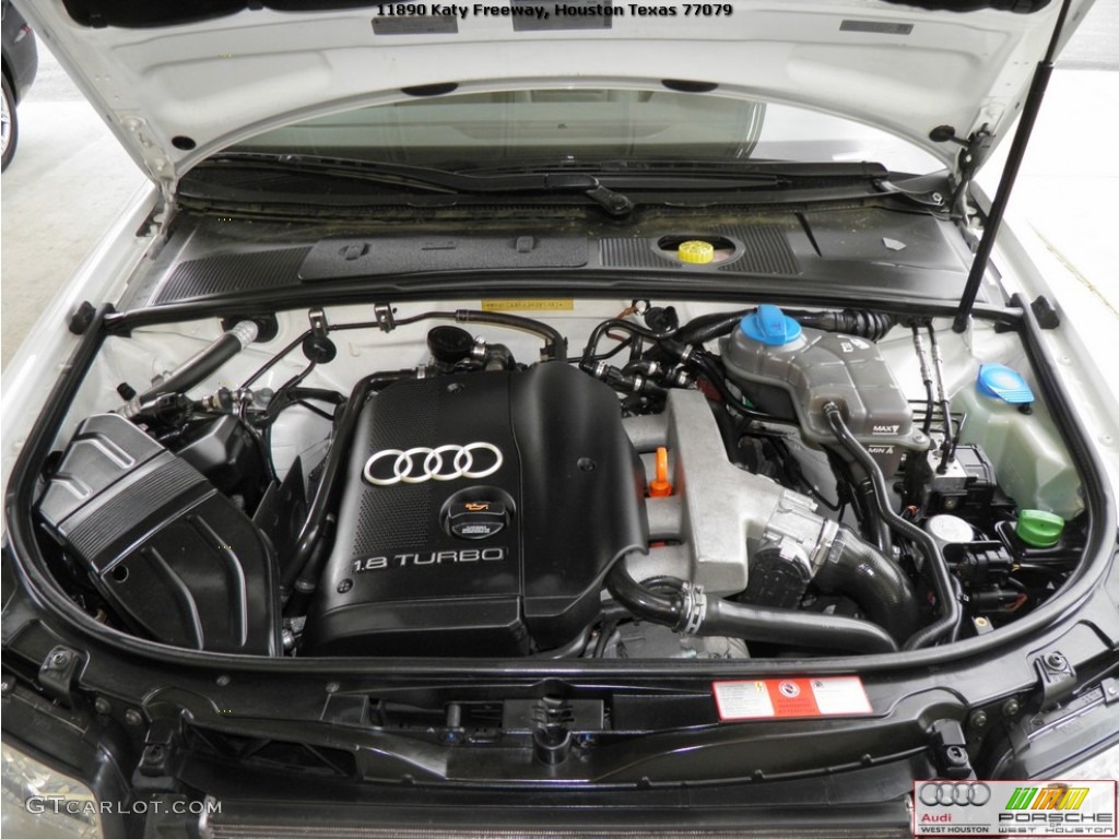 2003 A4 1.8T quattro Sedan - Polar White / Platinum photo #15