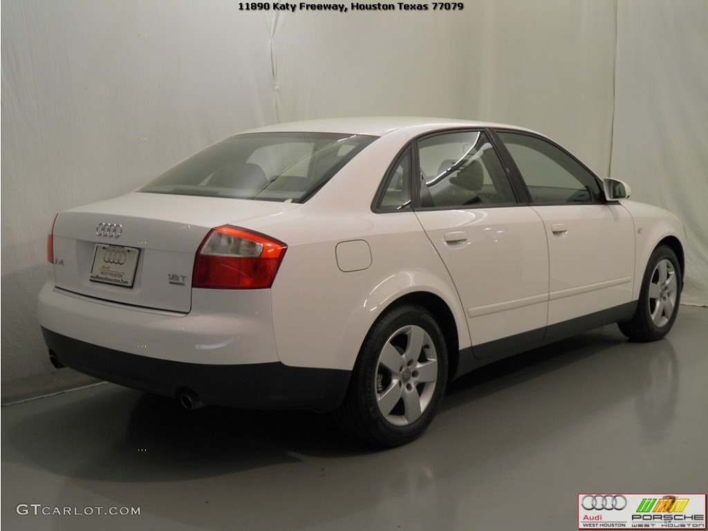 2003 A4 1.8T quattro Sedan - Polar White / Platinum photo #21