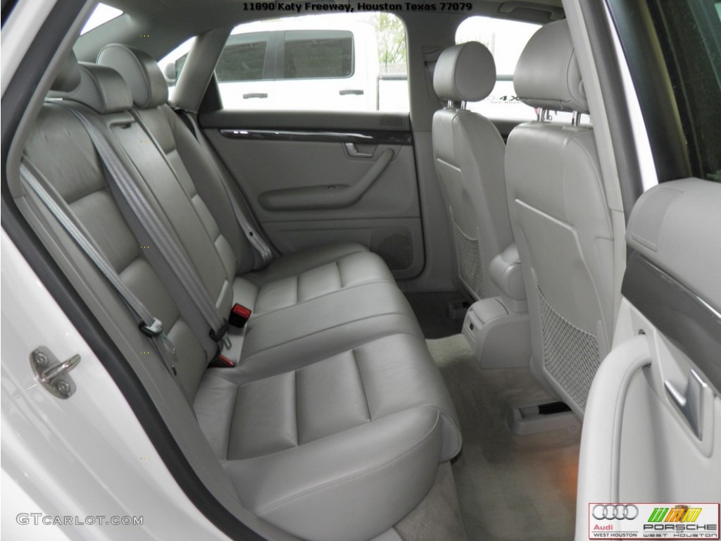 2003 A4 1.8T quattro Sedan - Polar White / Platinum photo #24