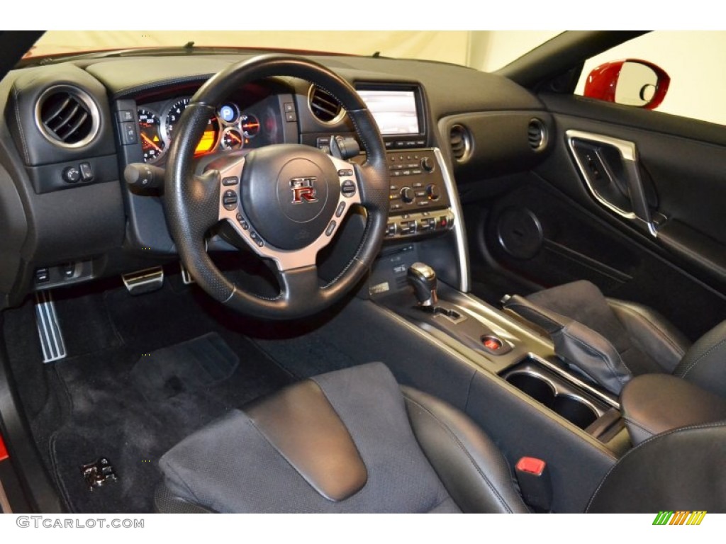 Black Interior 2010 Nissan GT-R Premium Photo #62062764