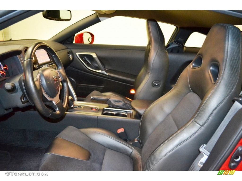 Black Interior 2010 Nissan GT-R Premium Photo #62062770