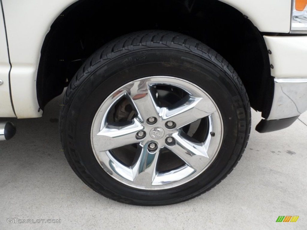 2008 Ram 1500 Lone Star Edition Quad Cab 4x4 - Cool Vanilla White / Khaki photo #14