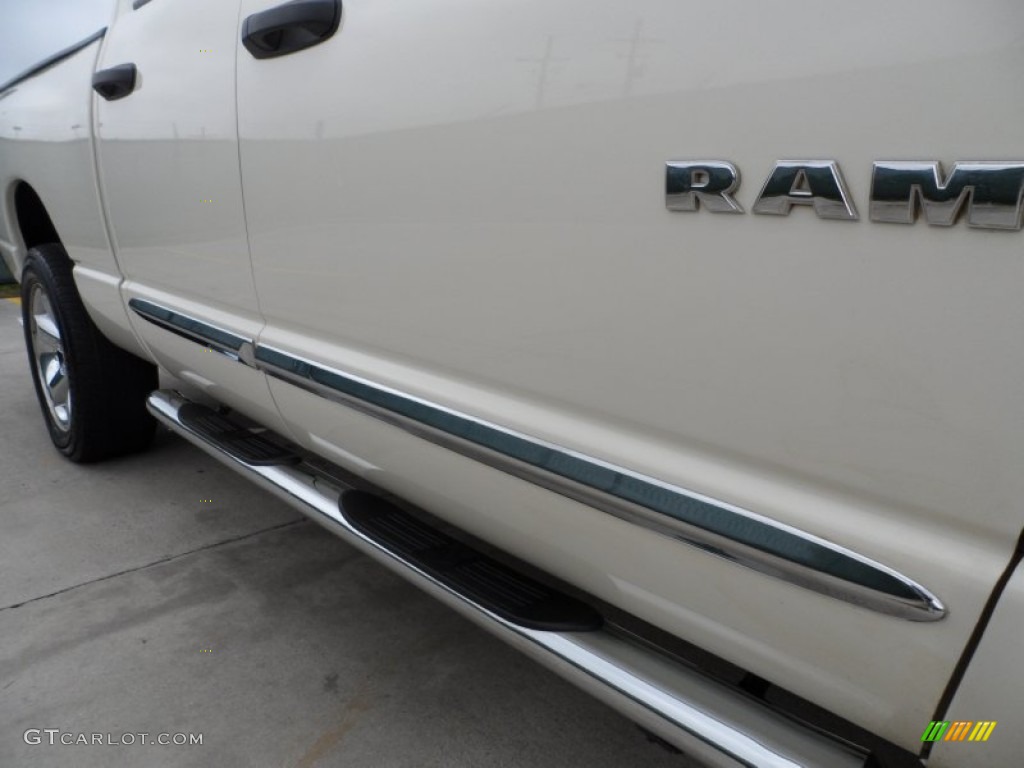 2008 Ram 1500 Lone Star Edition Quad Cab 4x4 - Cool Vanilla White / Khaki photo #17