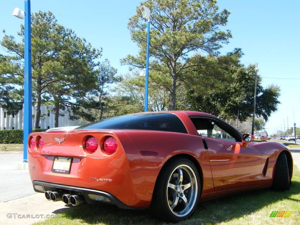 2005 Corvette Coupe - Daytona Sunset Orange Metallic / Cashmere photo #5