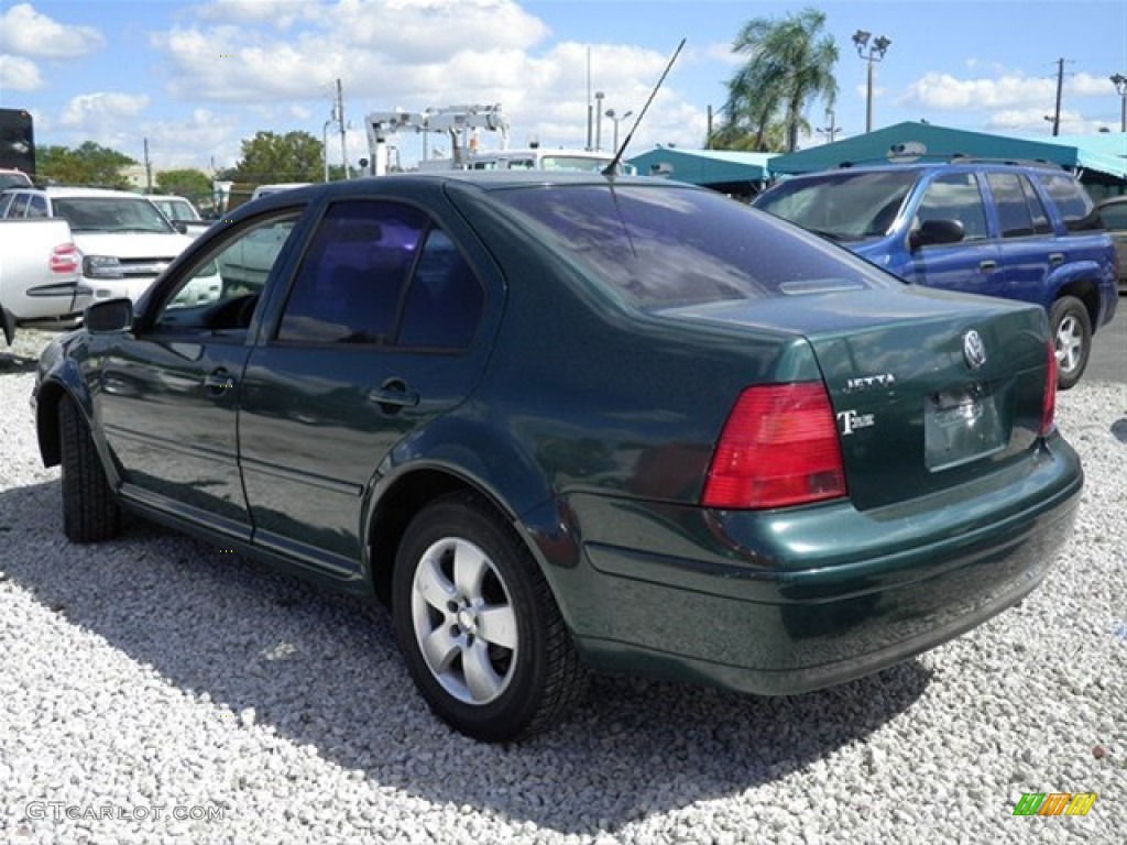1999 Jetta GL Sedan - Bright Green Pearl / Black photo #9
