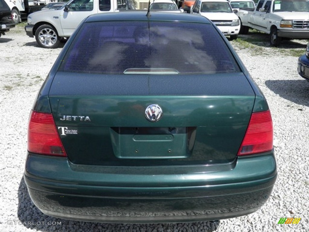 1999 Jetta GL Sedan - Bright Green Pearl / Black photo #10