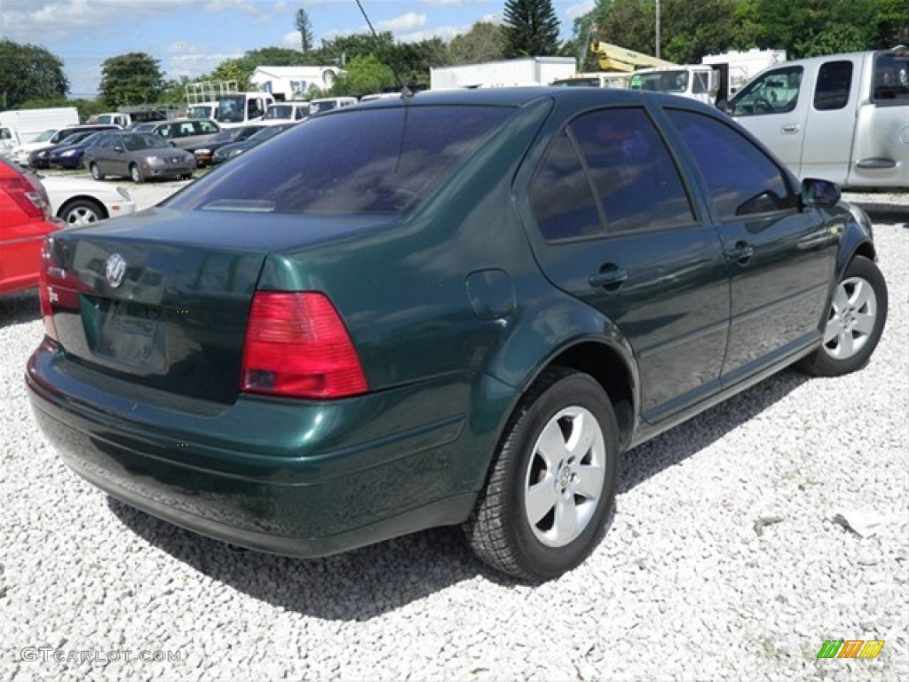 1999 Jetta GL Sedan - Bright Green Pearl / Black photo #12
