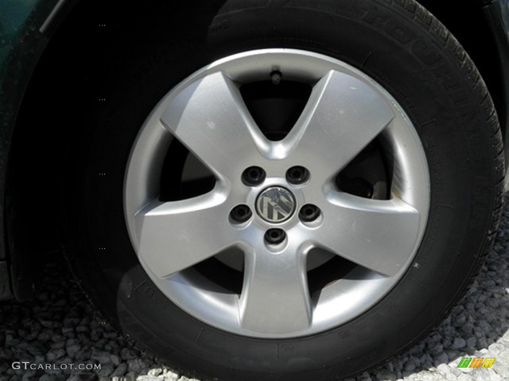 1999 Jetta GL Sedan - Bright Green Pearl / Black photo #16