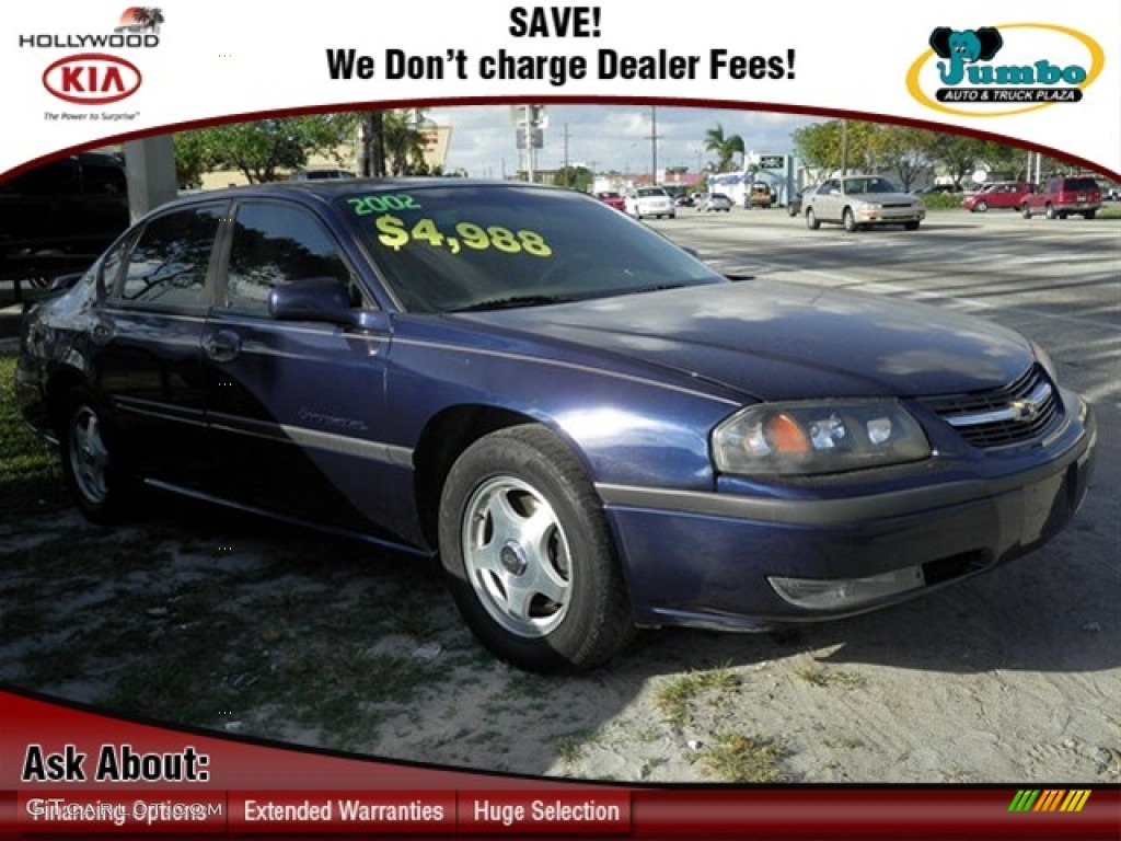 2002 Impala LS - Navy Blue Metallic / Neutral photo #1