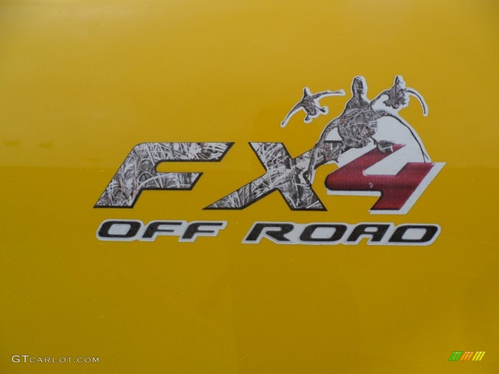 2004 F150 FX4 SuperCrew 4x4 - Blazing Yellow / Black/Medium Flint photo #19