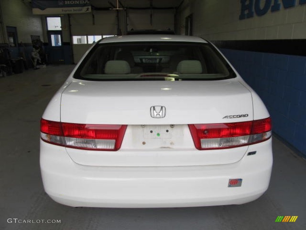 2003 Accord LX V6 Sedan - Taffeta White / Ivory photo #3