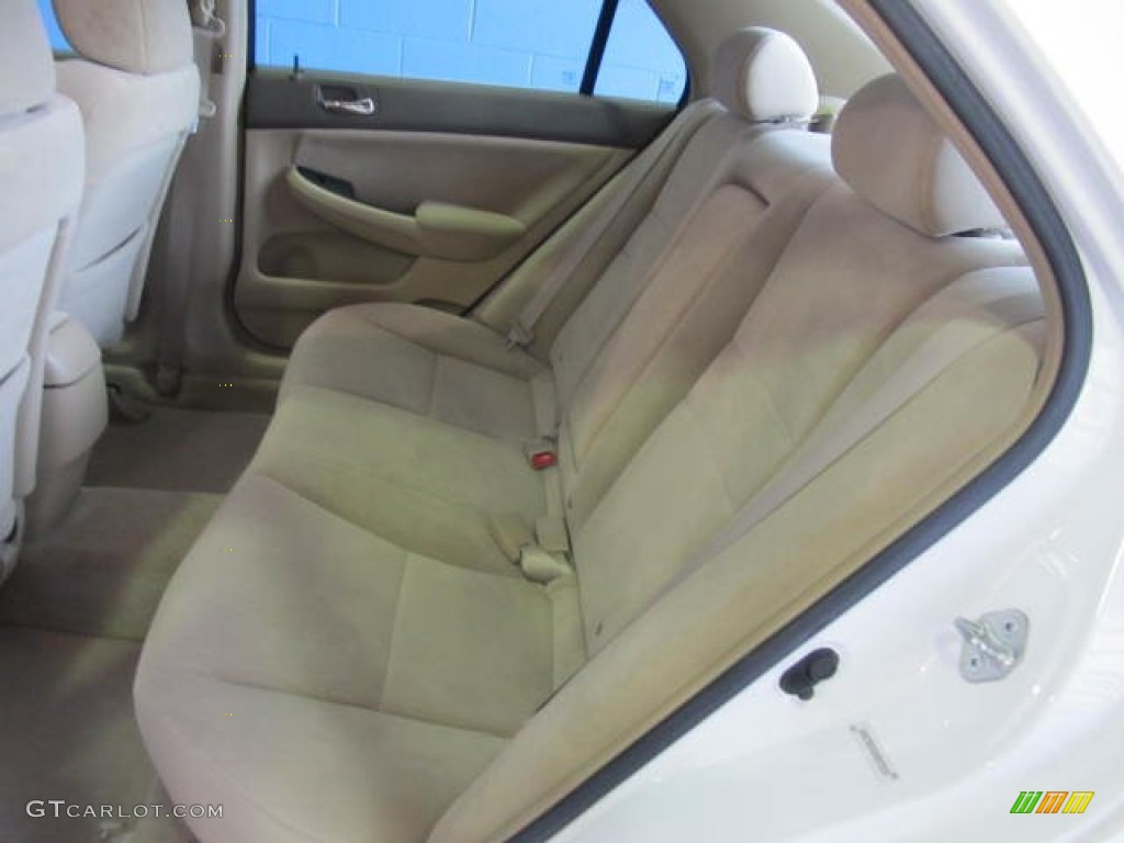 2003 Accord LX V6 Sedan - Taffeta White / Ivory photo #8