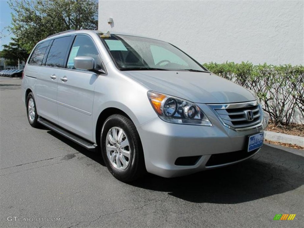 2010 Odyssey EX-L - Alabaster Silver Metallic / Gray photo #1