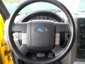 Black/Medium Flint 2004 Ford F150 FX4 SuperCrew 4x4 Steering Wheel