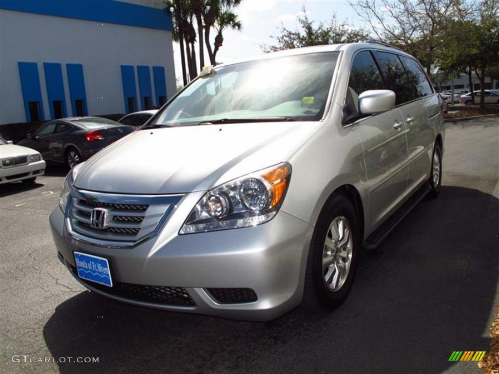 2010 Odyssey EX-L - Alabaster Silver Metallic / Gray photo #7