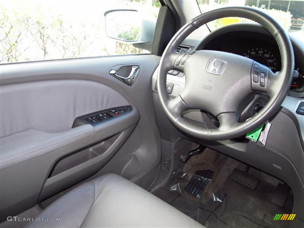 2010 Odyssey EX-L - Alabaster Silver Metallic / Gray photo #11